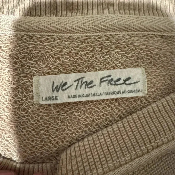 NWOT Free People We The Free Graphic Camden Pullover in Yellowstone Bison - Picture 6 of 7